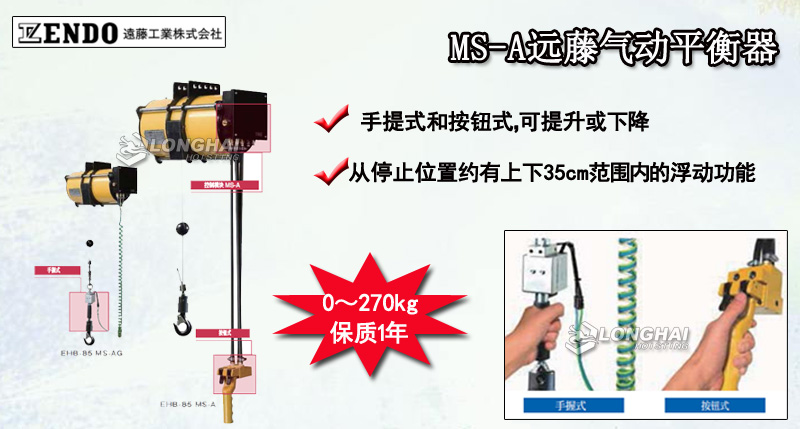 MS-A型遠藤氣動平衡器產品介紹