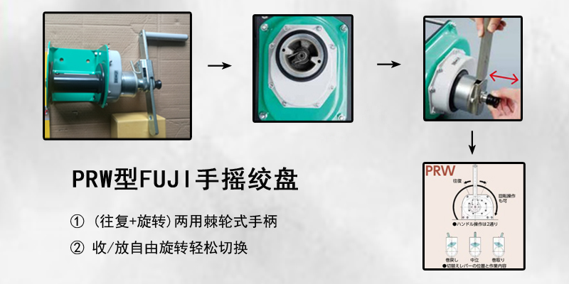 PRW型FUJI手搖絞盤介紹