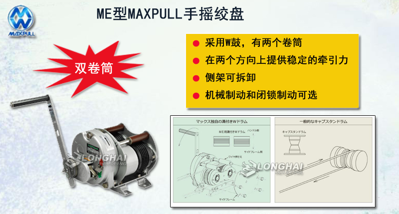 ME型MAXPULL手搖絞盤(pán)